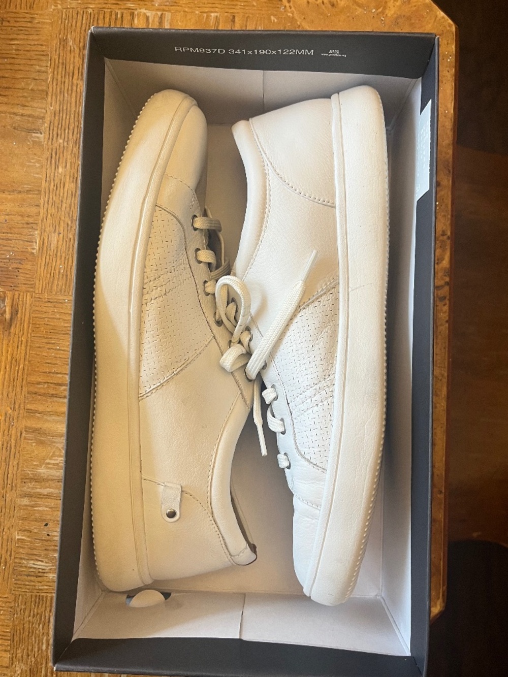 Rockport Collie Tie white casual shoes